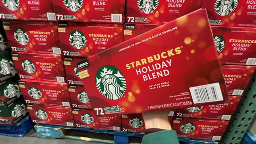 Starbucks Holiday Blend Medium Roast 72 CT K-Cup Pods