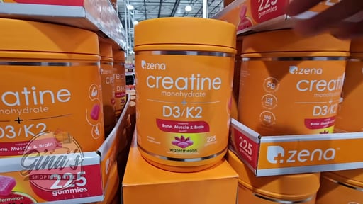 Zena D3/K2 + Creatine Gummies, 225 Count