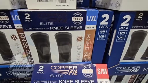 Copper Fit Elite Air Knee Sleeve 2-Pack