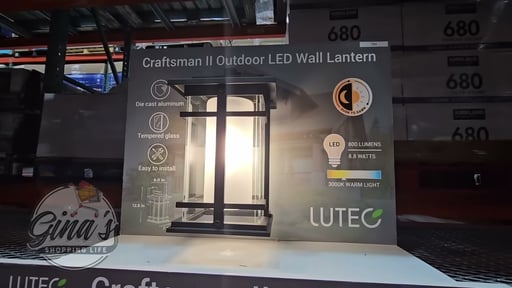 Lutec Craftsman Style Coach Light