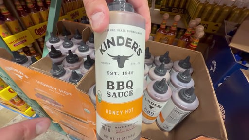 Kinder's Organic Honey Hot Barbeque Sauce 27 oz