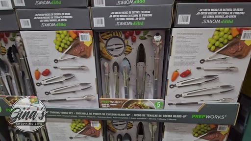 PrepWorks Heads-Up Cooking Tongs 5-Piece Set