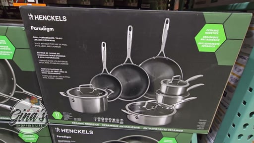 Henckels Paradigm Ceramic 11-Piece Cookware Set