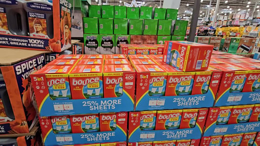 Bounce Select-A-Size Dryer Sheets, Outdoor Fresh, 400 Sheets