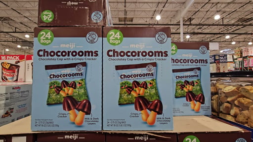 Meiji Chocorooms 24 Count, 0.75 Ounces Each