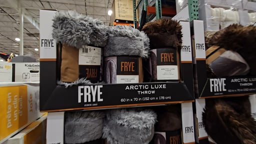 Frye Arctic Luxe Faux Fur Throw