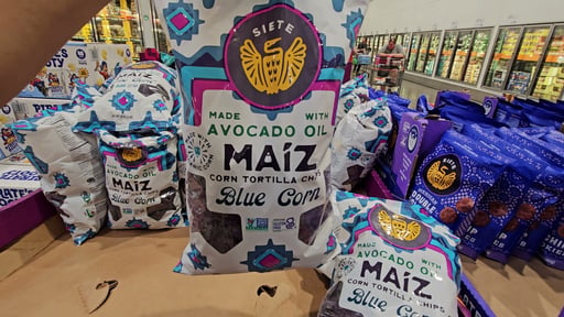 Siete Maíz Blue Corn Totopos 18 oz (1.125 lbs)