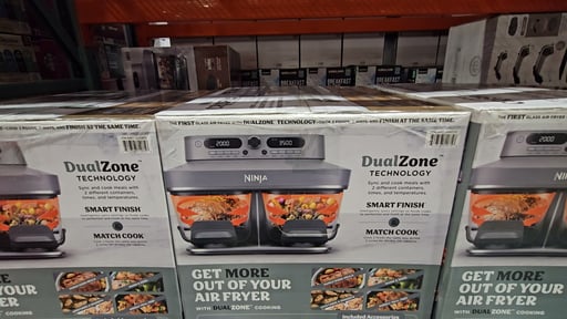 Ninja CRISPi DualZone Glass 2-Basket Air Fryer