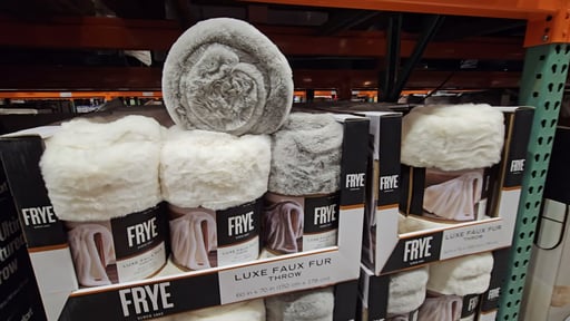 Frye Luxe Faux Fur Throw 60" x 70"