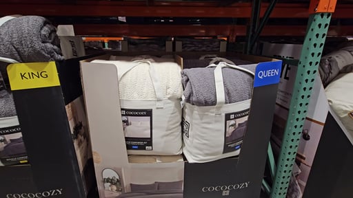COCOCOZY Boucle Comforter Set 3-Piece Queen