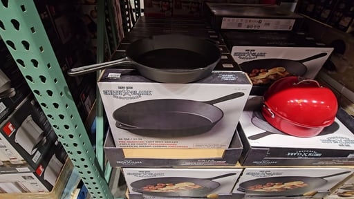 Smith & Clark 15" Cast Iron Skillet