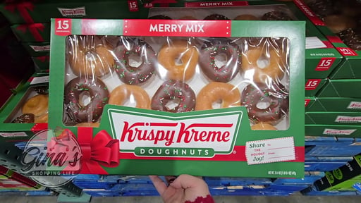 Krispy Kreme Doughnut Merry Mix Holiday 15-Count