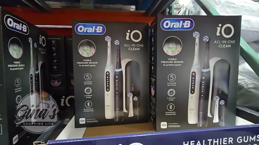 Oral-B iO All-in-One Clean Rechargeable Electric Toothbrush Handles 2-Pack