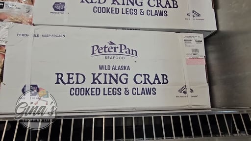 Wild Cooked Red King Crab Legs and Claws 14-17 5 lb Box