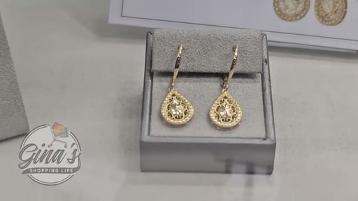 14kt Yellow Gold Pear Drop Earrings Made in Italy