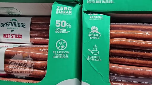 Greenridge Farms Beef Snack Sticks 36 oz