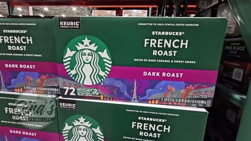 Starbucks French Roast Dark Roast 72 Count K-Cup Pods