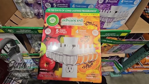 Air Wick Scented Oils 1 Warmer + 9 Refills