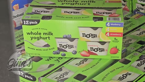 Noosa Yogurt Variety Pack - Blueberry, Strawberry Rhubarb, and Lemon 12 Pack, 4 oz Each (3 lbs)