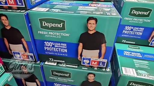 Depend Fresh Protection Advanced Men M/L, 72CT