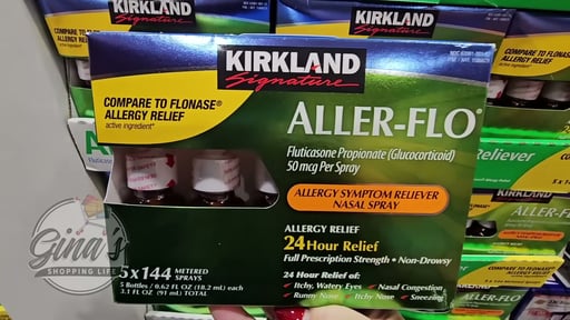 Kirkland Signature Aller-Flo Nasal Spray 5 X 144 Sprays (50MCG)