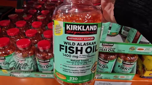 Kirkland Signature Wild Alaskan Fish Oil 1400mg 230CT