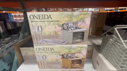 Oneida 24-Piece Flatware Set with Caddy