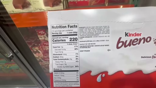 Kinder Bueno Hazelnut Cones 10/3.04 oz Each