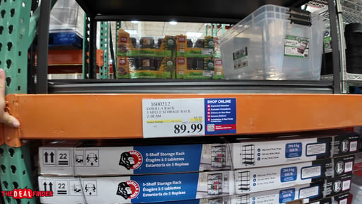 Gorilla Rack 5-Shelf Storage Rack Z-Beam