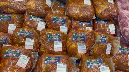 Hatch Green Chile Boneless Pork Shoulder Per Lb.