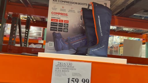 Sharper Image Air Compression Flex Boots