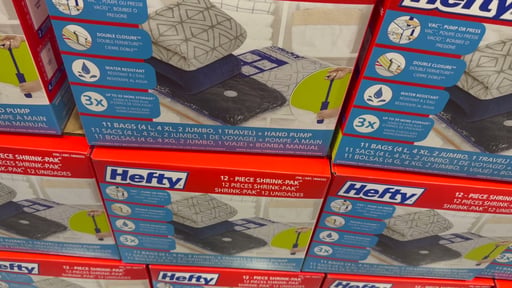 Hefty 12 Piece Shrink-Pak Combo