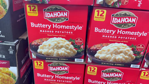 Idahoan Buttery Homestyle Mashed Potatoes, 12/4 oz