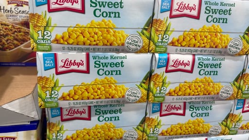 Libby's Whole Kernel Sweet Corn 12/15.25 Ounce Cans