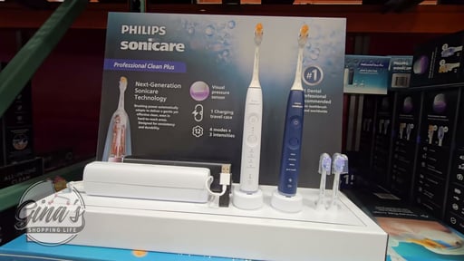 Philips Sonicare Professional Clean Plus Rechargeable Electric Toothbrush, 2-Pack
