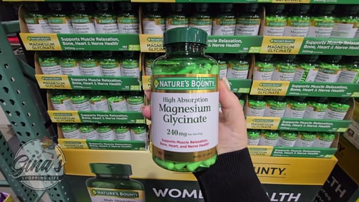 Nature's Bounty Magnesium Glycinate 240mg 180ct