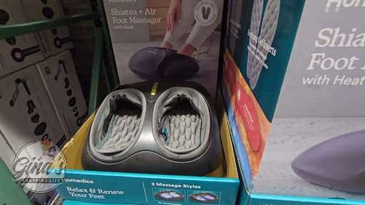 HoMedics Shiatsu + Air Foot Massager with Heat