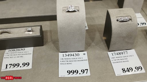 14K White Gold VS2 I 0.85ctw Round Diamond Halo Ring