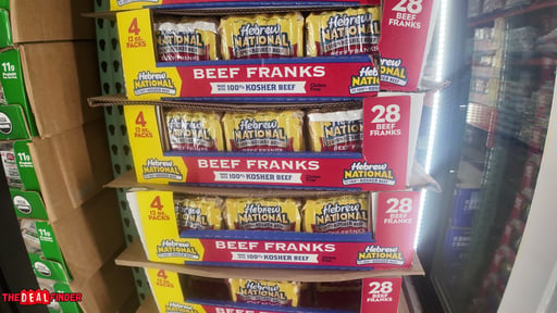 Hebrew National Beef Franks 4/12 oz