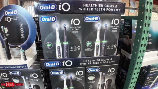 Oral-B iO All-in-One Clean Rechargeable Electric Toothbrush Handles 2-Pack