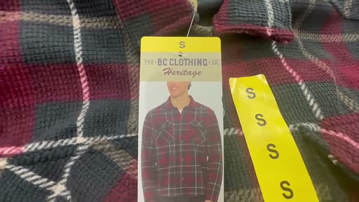 BC Clothing Men's Textured Flannel