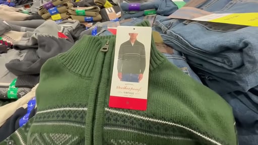 Weatherproof Vintage Men's Holiday 1/4 Zip Sweater