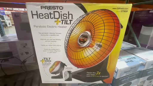Presto HeatDish Plus Tilt Parabolic Heater