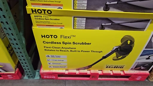 HOTO Flexi Cordless Spin Scrubber