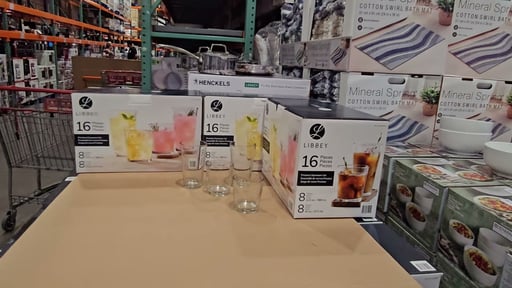 Libbey Preston Flare 16-Piece Tumbler and Rocks Glass Set