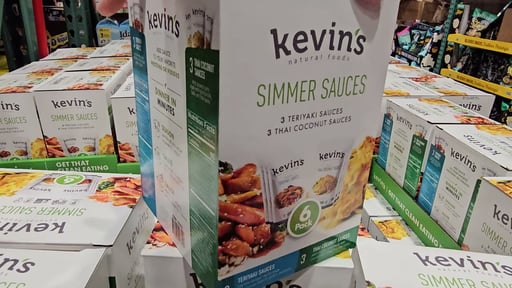 Kevin's Simmer Sauces 6 Pack 7 OZ Each