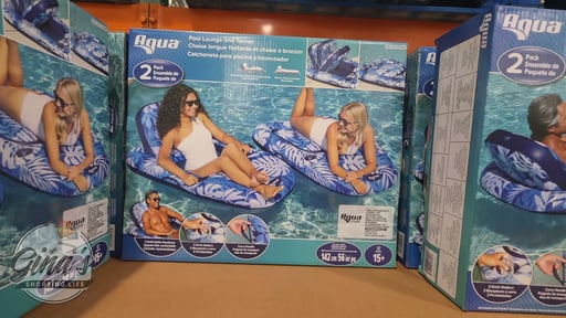 Aqua Luxury Pool Lounger / Tanner 2-Pack
