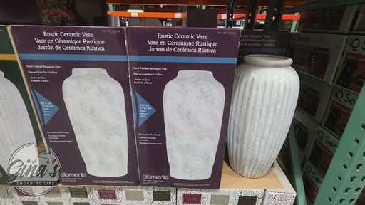 Elements Rustic Ceramic Vase, 3 Assorted Styles