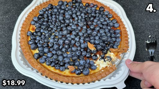 Blueberry Custard Pie