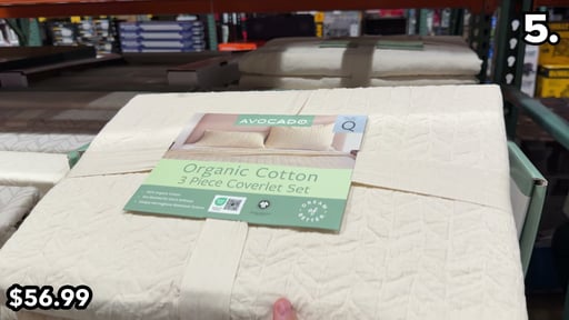 Avocado Coverlet Set Organic Cotton Percale 3-Piece Queen